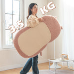 Stylish Dark Gray Sofa with Pink Latex Cushions and Cozy Berber Fleece Upholstery hmy-1061