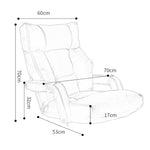 Stylish Leathaire Sofa - Dark Brown, Beige, Gray, Blue & Yellow Options hmy-1066