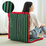 Vibrant Multicolor Sofa Upholstery: Green, Orange, Pink, Violet Fabric hmy-1070