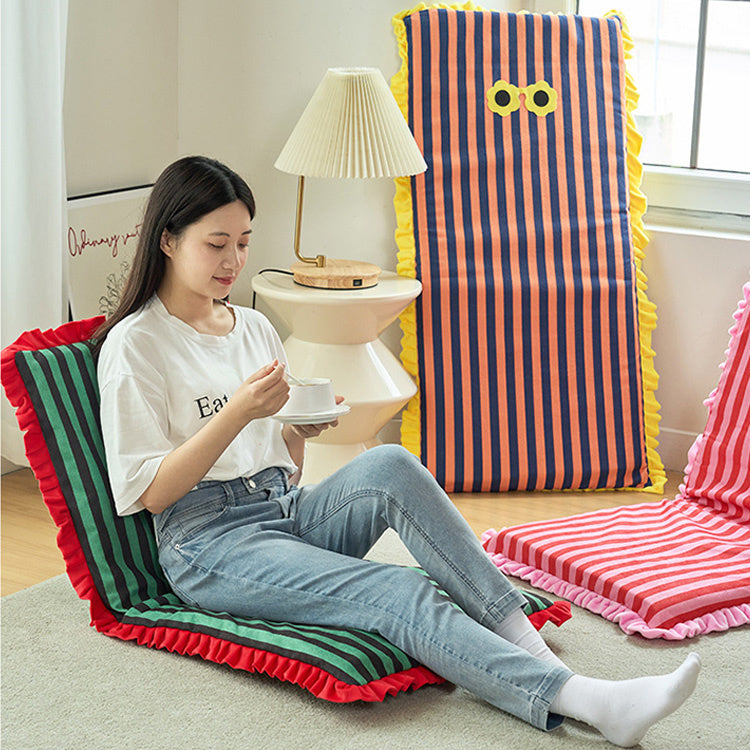 Vibrant Multicolor Sofa Upholstery: Green, Orange, Pink, Violet Fabric hmy-1070