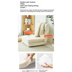 Cozy Corduroy Floor Chair with Backrest | Stylish and Comfortable Seating Solution for Living Room and Bedroom hmy-3337
