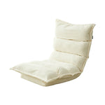 Chic Corduroy Floor Chair - Adjustable Comfort for Relaxation and Leisure hmy-3338