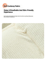 Chic Corduroy Floor Chair - Adjustable Comfort for Relaxation and Leisure hmy-3338