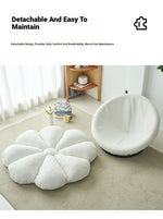 Stylish Cream Bean Bag Lazy Sofa - Cozy Oversized Chair for Ultimate Relaxation hmy-3339