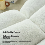 Cozy Modern Plush Floor Chair with Adjustable Backrest – Ideal for Relaxation and Reading hmy-3340