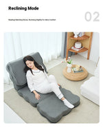 Stylish Multi-Functional Folding Chair with Soft Comfort Upholstery for Modern Living Spaces hmy-3341