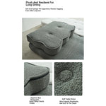 Stylish Multi-Functional Folding Chair with Soft Comfort Upholstery for Modern Living Spaces hmy-3341