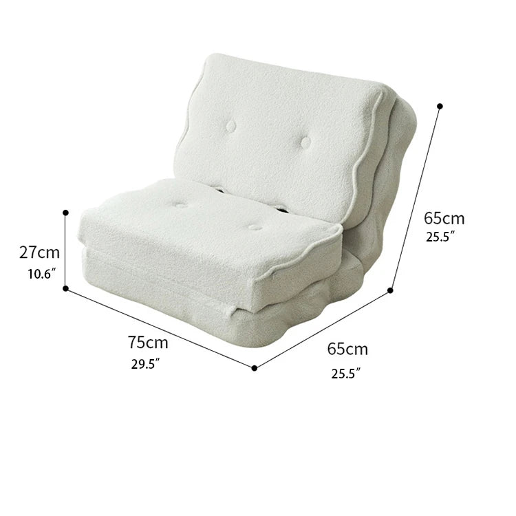 Stylish Multi-Functional Folding Chair with Soft Comfort Upholstery for Modern Living Spaces hmy-3341