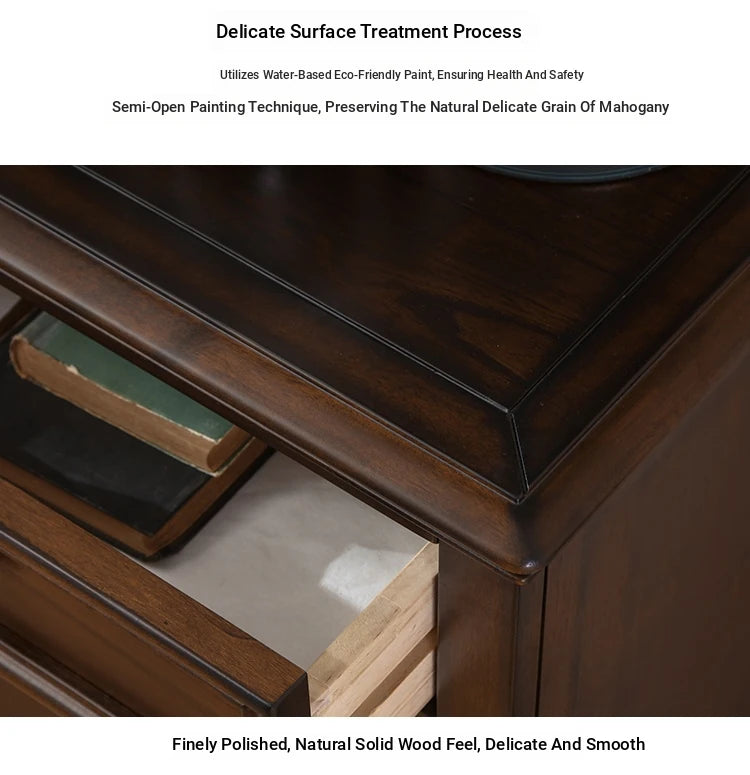 Elegant Solid Wood Pine Cabinet with Multi-layer Board – Stylish Storage Solution for Any Room hmy-4994