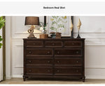Elegant Solid Wood Pine Cabinet with Multi-layer Board – Stylish Storage Solution for Any Room hmy-4994