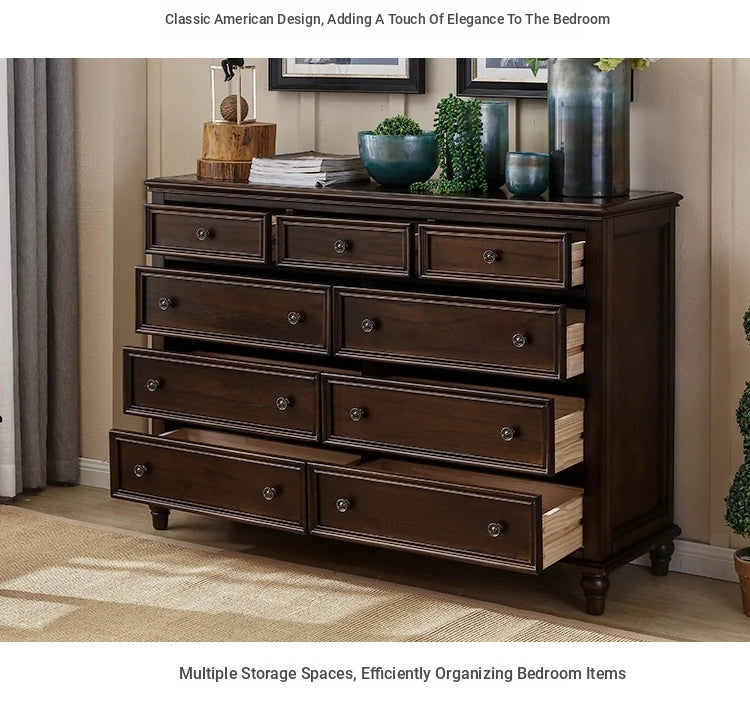 Elegant Solid Wood Pine Cabinet with Multi-layer Board – Stylish Storage Solution for Any Room hmy-4994