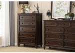 Solid Wood Pine Multi-Layer Cabinet - Elegant 5-Drawer Storage Chest for Home Décor hmy-4995