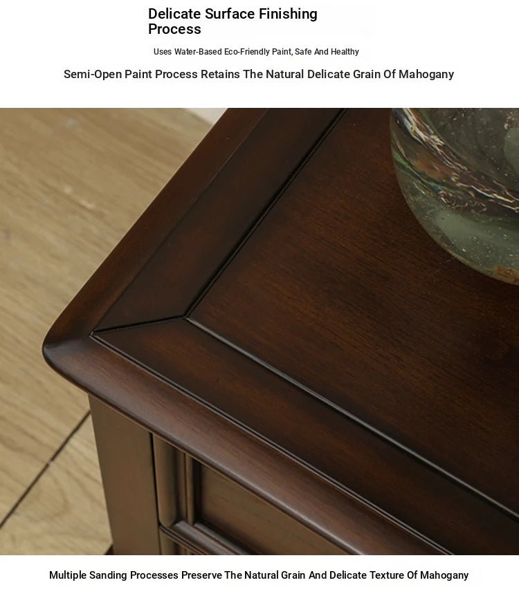 Elegant Solid Wood Pine TV Cabinet with Multi-Layer Board - Stylish Storage Solution for Living Room hmy-4996