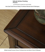 Elegant Solid Wood Pine TV Cabinet with Multi-Layer Board - Stylish Storage Solution for Living Room hmy-4996