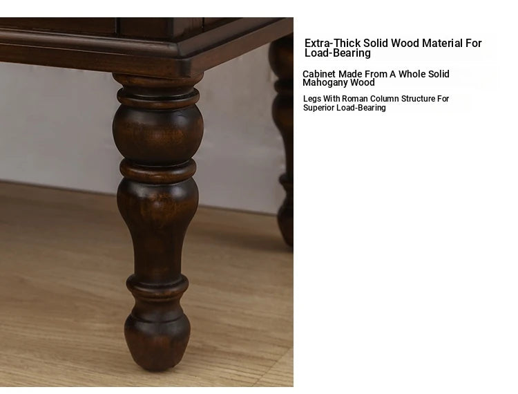 **Elegant Solid Pine Wood Bedside Cupboard with 2 Drawers - Timeless Nightstand for Your Bedroom** hmy-4997