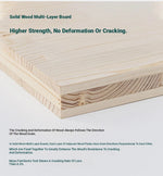 **Elegant Solid Pine Wood Bedside Cupboard with 2 Drawers - Timeless Nightstand for Your Bedroom** hmy-4997