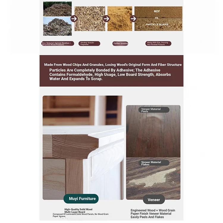 **Elegant Solid Pine Wood Bedside Cupboard with 2 Drawers - Timeless Nightstand for Your Bedroom** hmy-4997