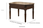 Solid Wood Round Dining Table Set with Chairs - Elegant Multi-Layer Board Design for Stylish Dining Room Decor hmy-5004