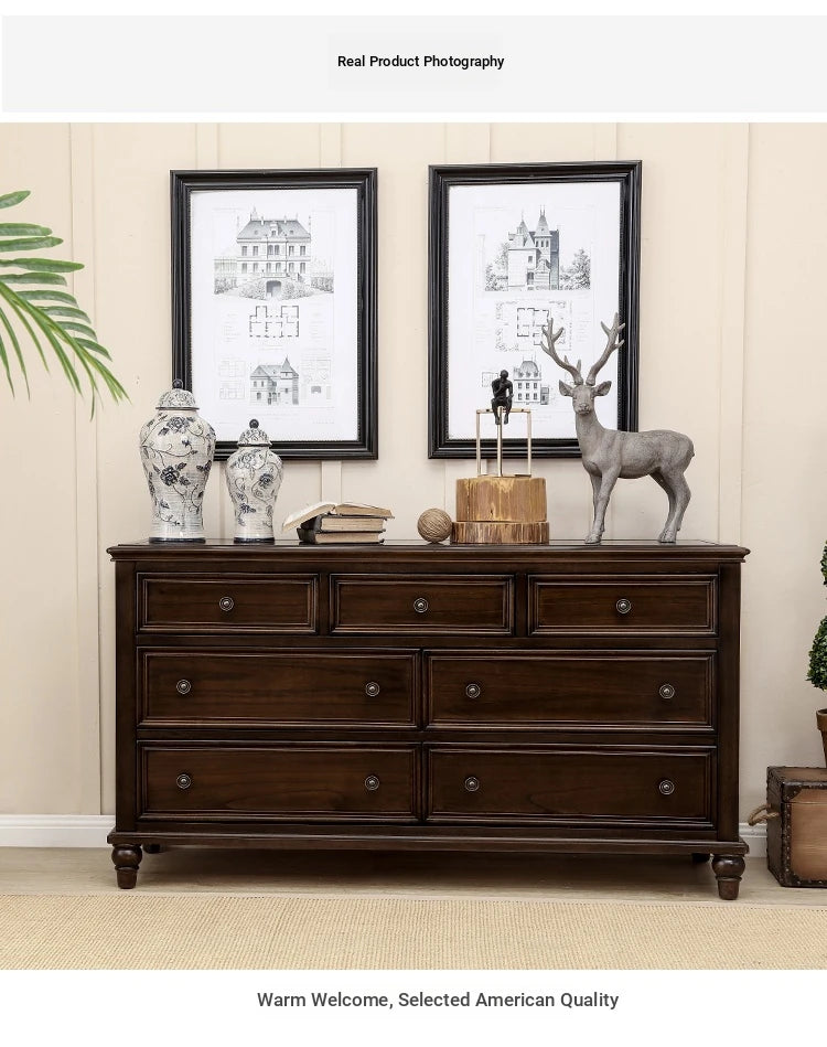 Elegant Solid Pine Multi-Layer Cabinet with Ample Storage – Perfect for Home Decor hmy-5005