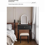 Elegant Solid Wood Stool with Plush PU Leather Cushion - Versatile Seating for Home and Office hmz-4939