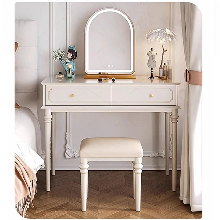 Elegant Solid Wood Stool with Plush PU Leather Cushion - Versatile Seating for Home and Office hmz-4939