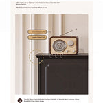 Stylish Mid-Century Shoe Cabinet in Classic Black - Elegant Storage Solution for Your Home hmz-4943