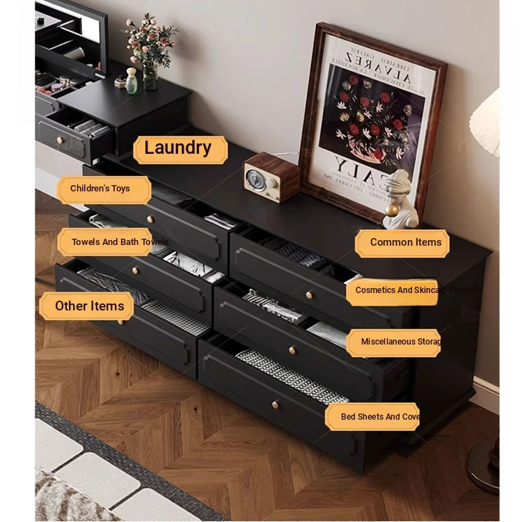 Stylish Gray Cabinet with Gold Accents - Elegant Storage Solution for Home Decor hmz-4946