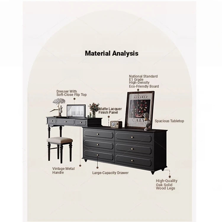Stylish Gray Cabinet with Gold Accents - Elegant Storage Solution for Home Decor hmz-4946