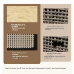 Stylish Shoe Cabinet with Woven Baskets - Organize Your Entryway in Style! hmz-4948