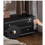 Chic Solid Wood Storage Rack with Hanging Rod and Drawer for Stylish Organization hmz-4949