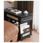 Stylish Tea Table with Storage and Rolling Wheels - Perfect for Modern Living Rooms hmz-4952