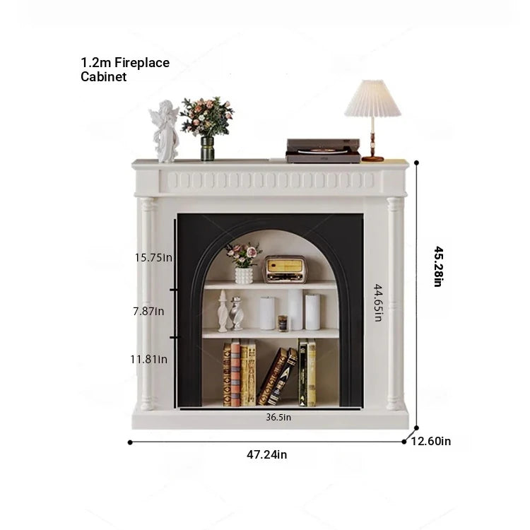 Elegant Black Cabinet with Stylish Shelves – Modern Home Storage Solution hmz-4953