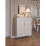 Stylish Black Cabinet with Gold Accents - Ideal Storage Solution for Modern Interiors hmz-4955