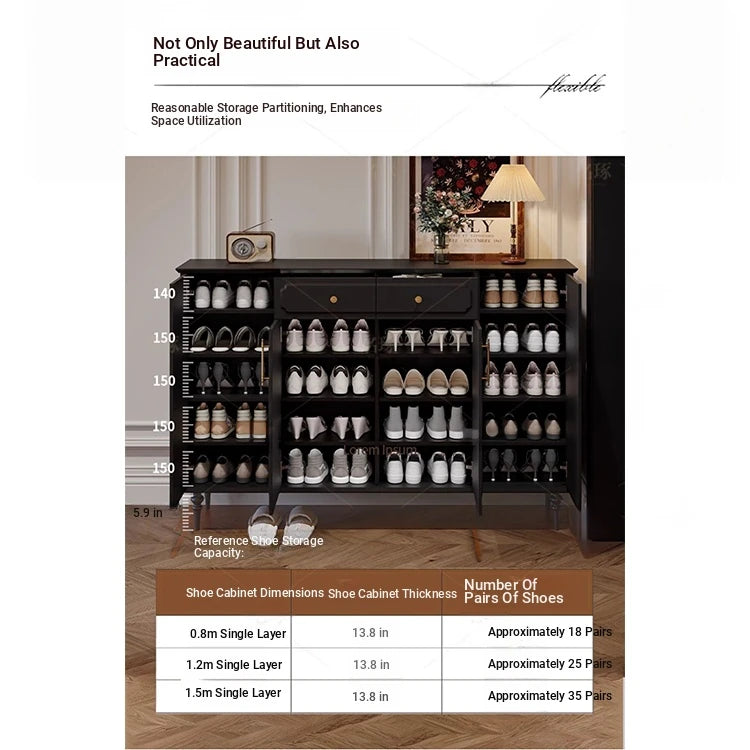 Stylish Black Cabinet with Gold Accents - Ideal Storage Solution for Modern Interiors hmz-4955