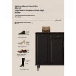 Stylish Black Cabinet with Gold Accents - Ideal Storage Solution for Modern Interiors hmz-4955