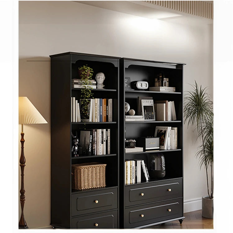Elegant Solid Wood Cabinet with Shelves and Drawers - Perfect for Home and Office Storage hmz-4958