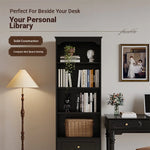 Elegant Solid Wood Cabinet with Shelves and Drawers - Perfect for Home and Office Storage hmz-4958