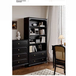 Elegant Solid Wood Cabinet with Shelves and Drawers - Perfect for Home and Office Storage hmz-4958