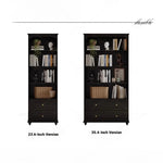 Elegant Solid Wood Cabinet with Shelves and Drawers - Perfect for Home and Office Storage hmz-4958