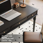 Stylish Solid Wood Desk with Drawer - Elegant Home Office Furniture hmz-4959