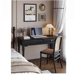Stylish Solid Wood Desk with Drawer - Elegant Home Office Furniture hmz-4959