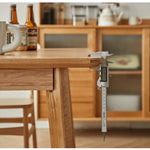 Stunning Red Oak Table in Natural Wood Finish – Perfect for Modern Homes hmzj-804