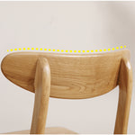 Stunning Oak Wood Chair in Natural Finish – Enhance Your Home Décor hmzj-806