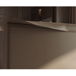 Luxurious Genuine & Faux Leather Down Bed - Light Grey, Beige, Black, Khaki, Dark Brown, Orange hmzsh-1542
