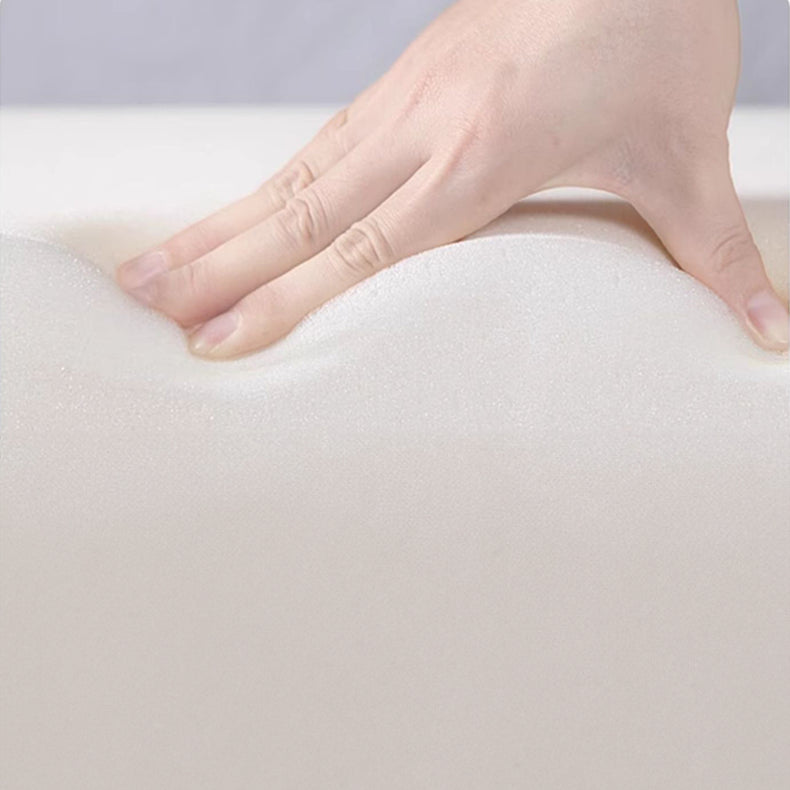 Luxurious Beige Bed with Genuine and Faux Leather Upholstery hmzsh-1544