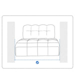 Luxury Faux Leather Sofa with Ash Wood and Carbon Steel Accents - Modern Elegance for Your Living Room hns-4117