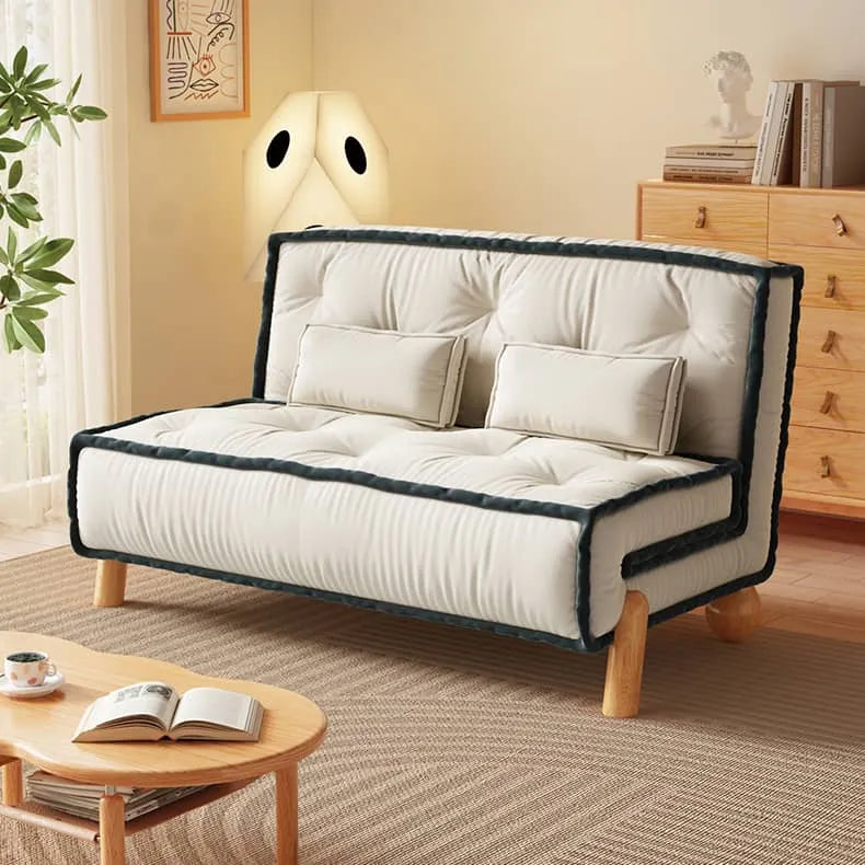 Stylish Leathaire Lounger with Ash Wood Frame and Modern Design hns-4119