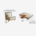 Stylish Leathaire Lounger with Ash Wood Frame and Modern Design hns-4119