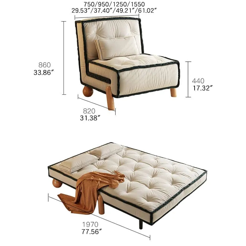Stylish Leathaire Lounger with Ash Wood Frame and Modern Design hns-4119