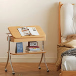 Stylish Multi-Purpose Storage Rack with Beech Wood & Stainless Steel Finish hns-4129